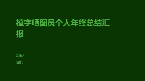 植字哂图员个人年终总结汇报