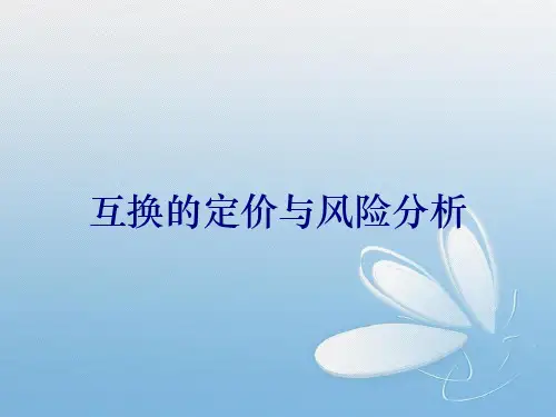 互换的定价与风险分析