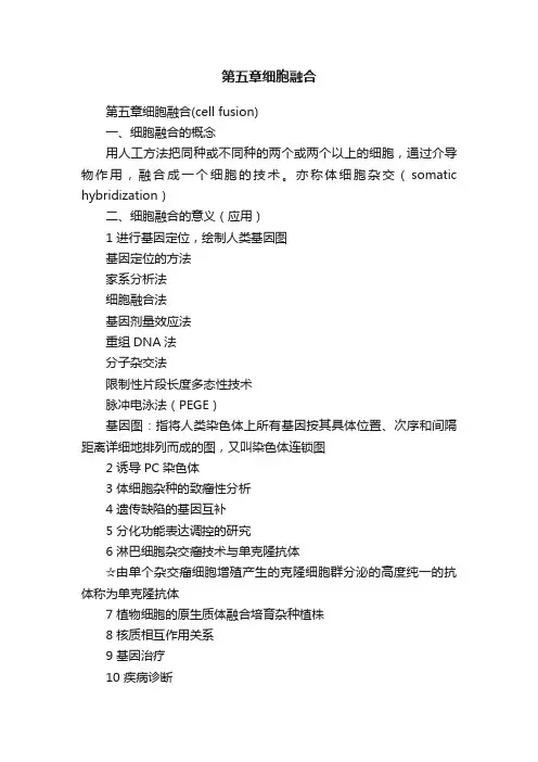 第五章细胞融合