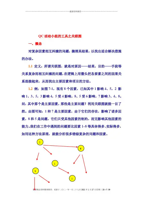 QC活动小组的工具之关联图(DOC 12页)