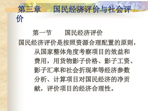 投资项目分析资料经济评价(ppt 33页)