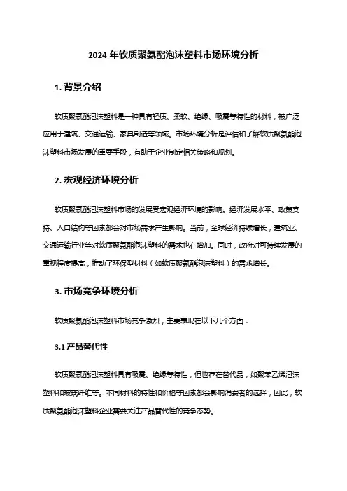 2024年软质聚氨酯泡沫塑料市场环境分析