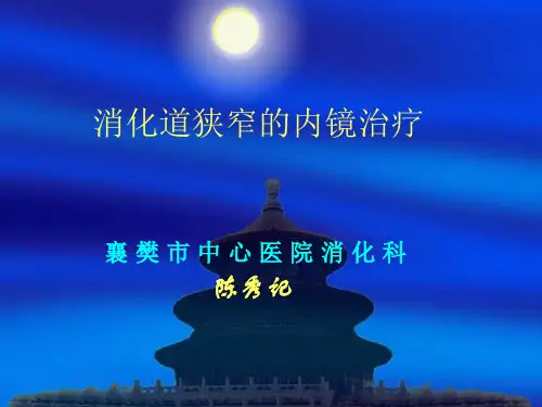 消化道狭窄的内镜.ppt