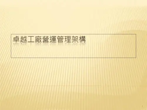 工厂营运管理架构示意ppt课件