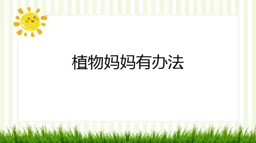 统编版二年级语文上册3 植物妈妈有办法 课件(共22张PPT)