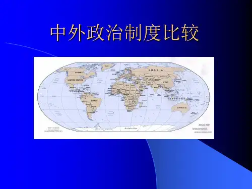 《中外政治制度比较》PPT课件