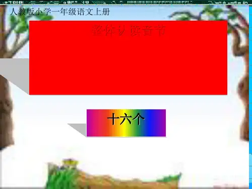 整体认读音节优质PPT