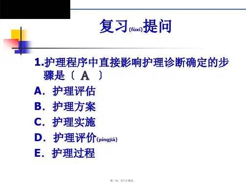 医院和住院环境(精品PPT)