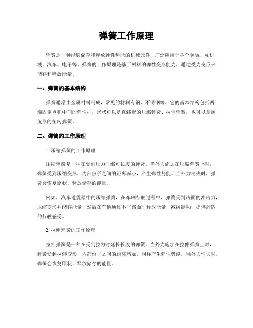 弹簧工作原理