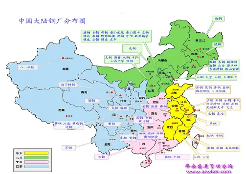 全国钢厂名录及分布附带钢材知识
