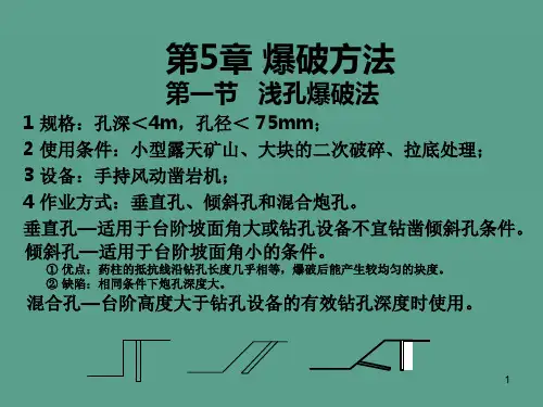 露天矿线路工程-第5章 爆破方法ppt课件