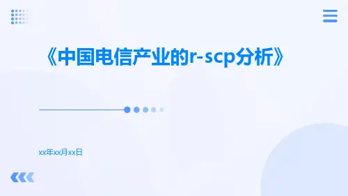 中国电信产业的R-SCP分析