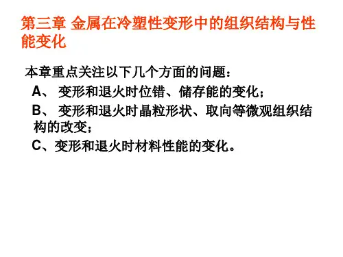 第三章_金属冷塑性变形解析
