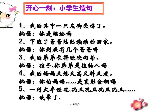 高考病句专题课件ppt课件