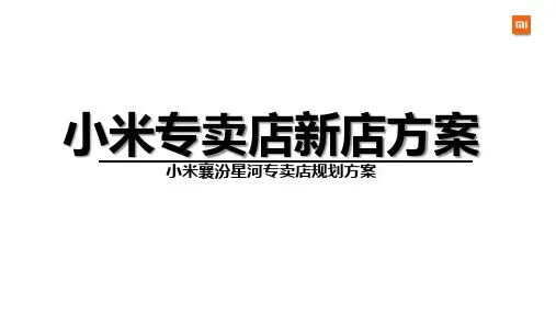 小米襄汾专卖店效果图3.12