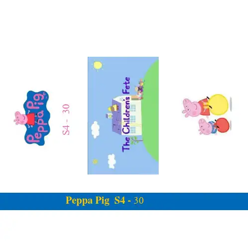 六一儿童节英文ppt课件(小猪佩奇)