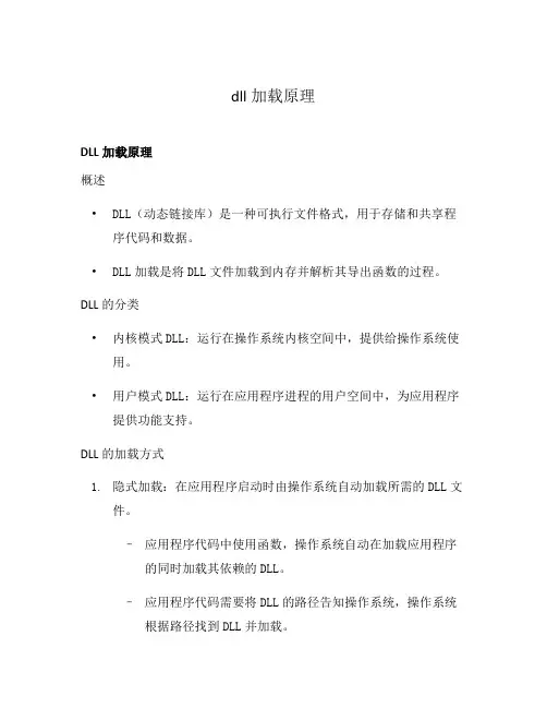 dll加载原理