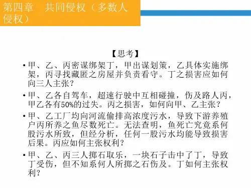 债法-侵权2(共同侵权(多数人侵权))
