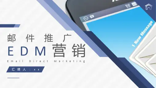 简约邮件推广EDM营销PPT模板