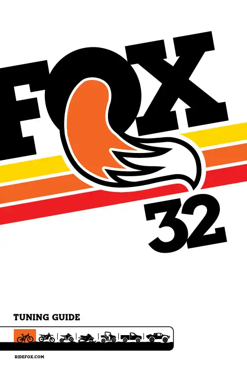 FOX 前疆悬挂系统用户指南说明书