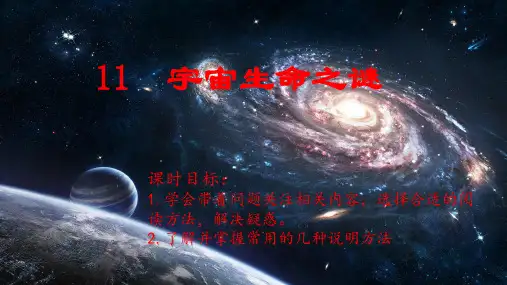 11宇宙生命之谜 课件(共21张PPT)