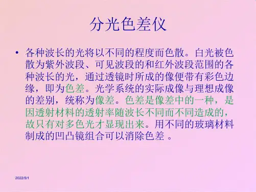 色差仪检测原理及使用方法(共11张PPT)