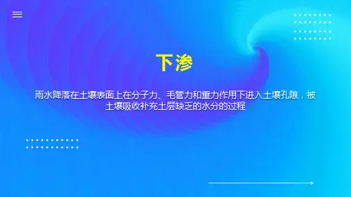 下渗    