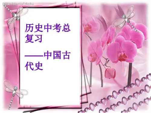 中考历史考点复习总结——中国古代史