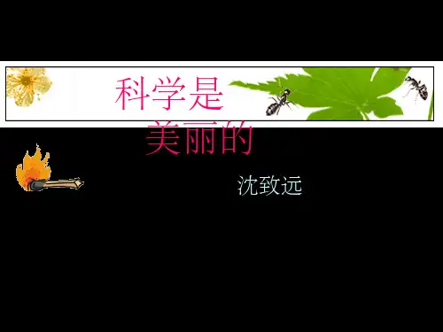《科学是美丽的》PPT
