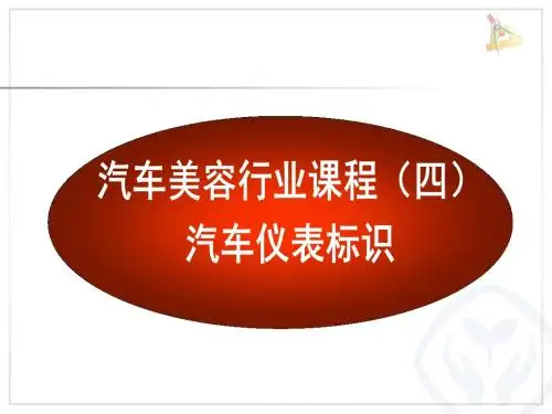 汽车标识与仪表盘指示灯大全PPT课件