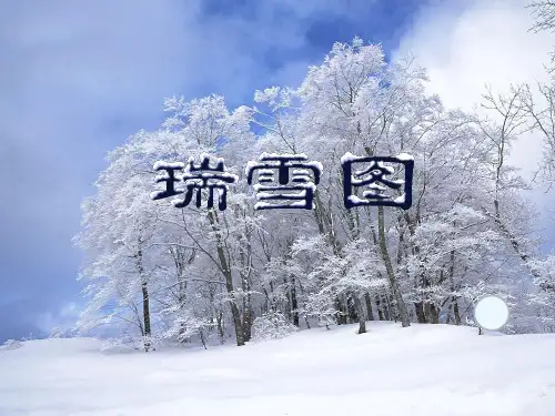 《瑞雪图》教学课件