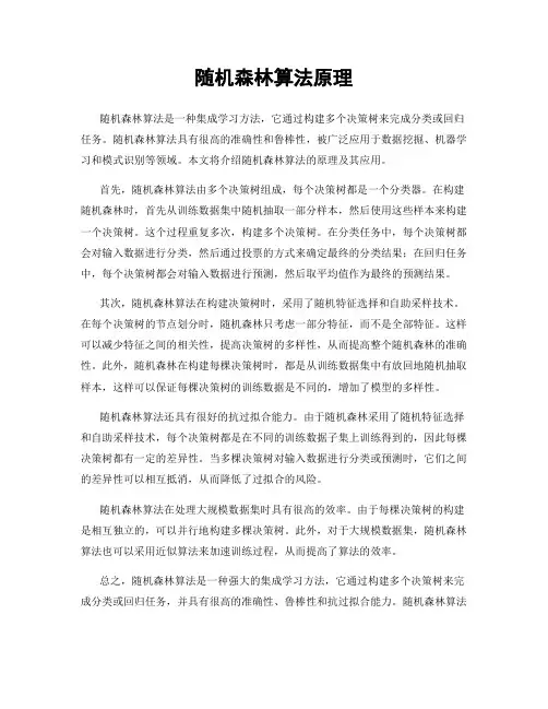 随机森林算法原理