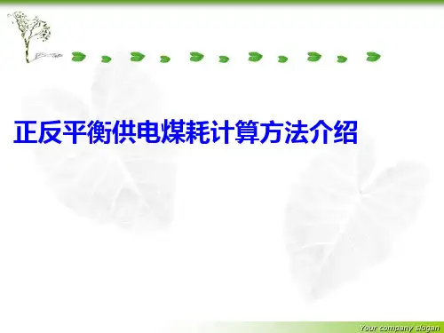 正反平衡供电煤耗计算方法介绍