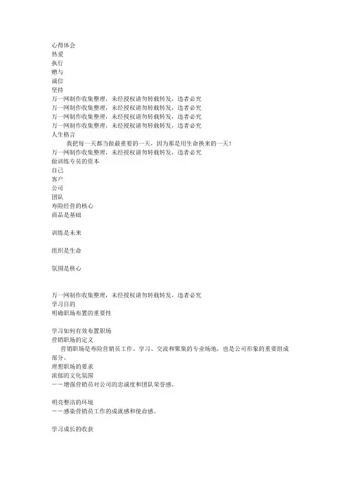 营销职场布置的要求规范及海报制作