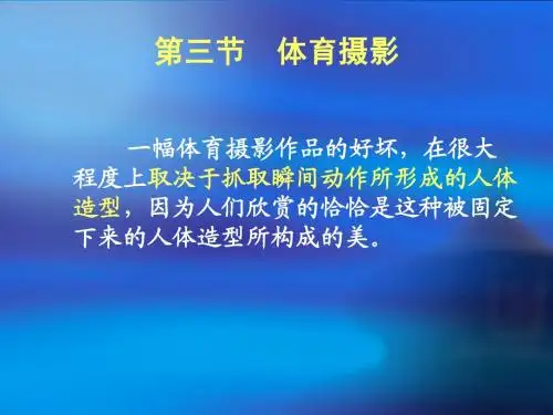 体育摄影