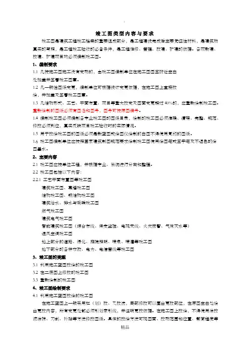 竣工图绘制规范及标准-竣工图图框尺寸标准