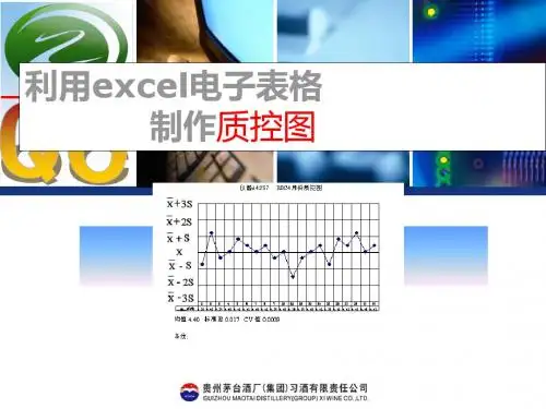 利用excel电子表格制作质量控制图ppt课件