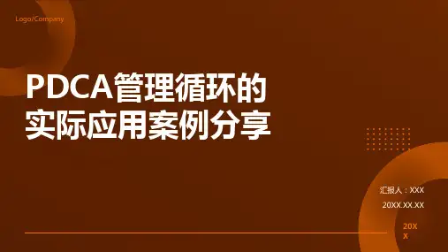 pdca管理循环ppt模板