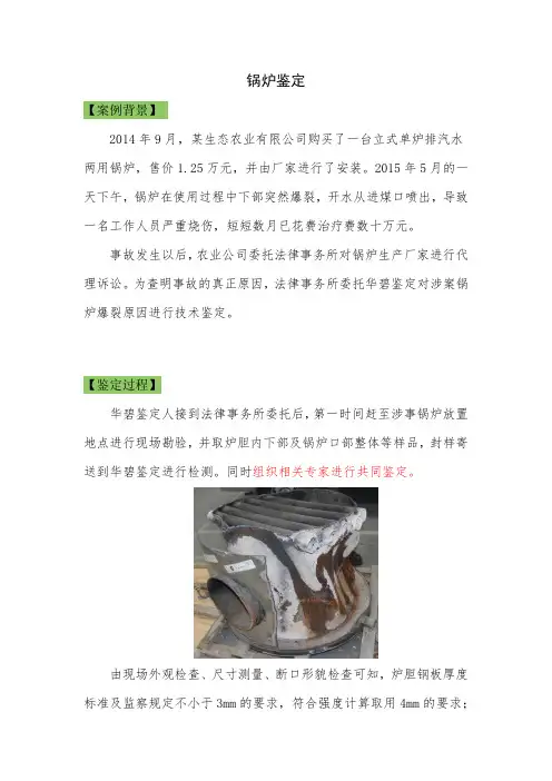 锅炉鉴定