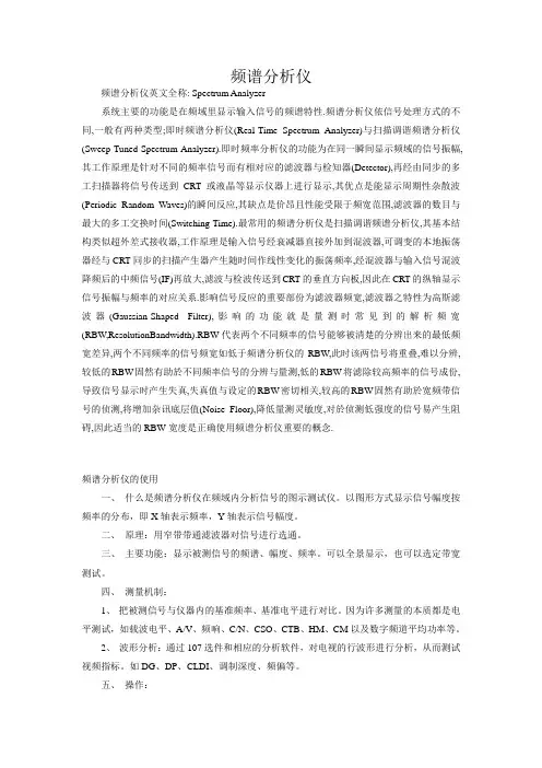 频谱分析仪