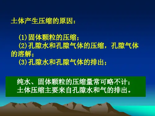 实验3土的压缩试验