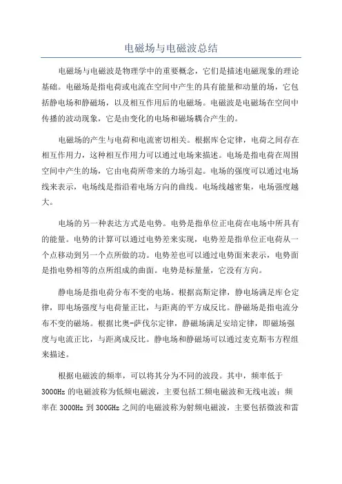 电磁场与电磁波总结