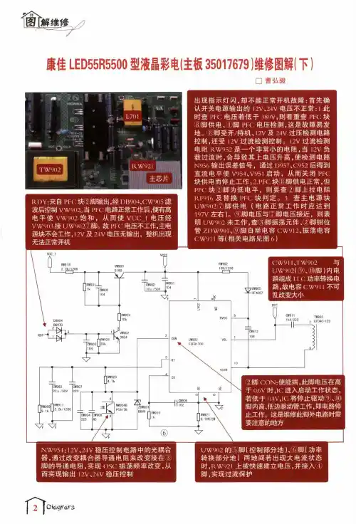 康佳LED55R5500型液晶彩电(主板35017679)维修图解(下)