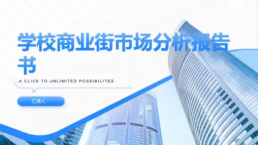 学校商业街市场分析报告书