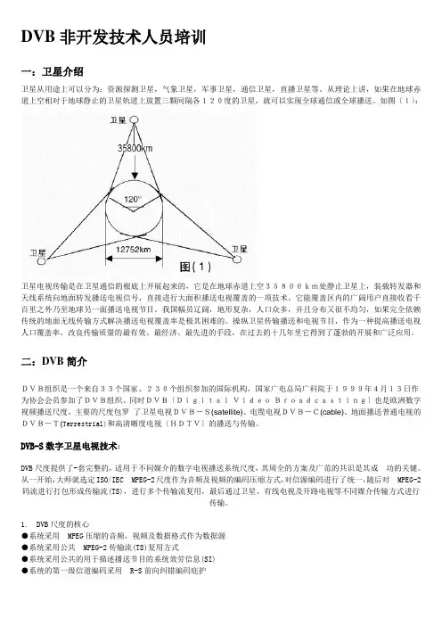 DVB非开发技术人员培训资料