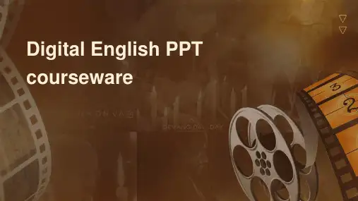 数字 英语ppt课件