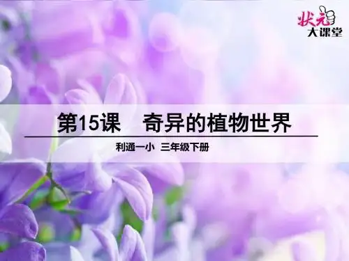 15 奇异的植物世界