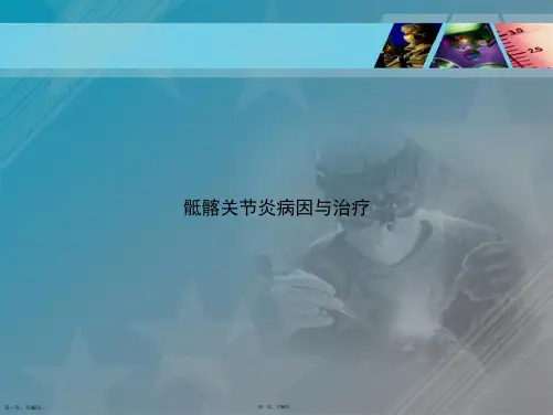 骶髂关节炎病因与治疗2讲课文档