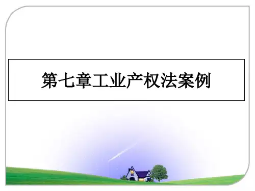 第七章工业产权法案例