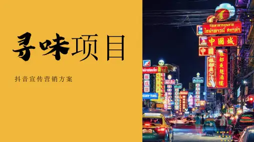 地产商业主题街区短视频媒体抖音宣传合作方案【两微一抖】【短视频营销】【文旅】【种草】